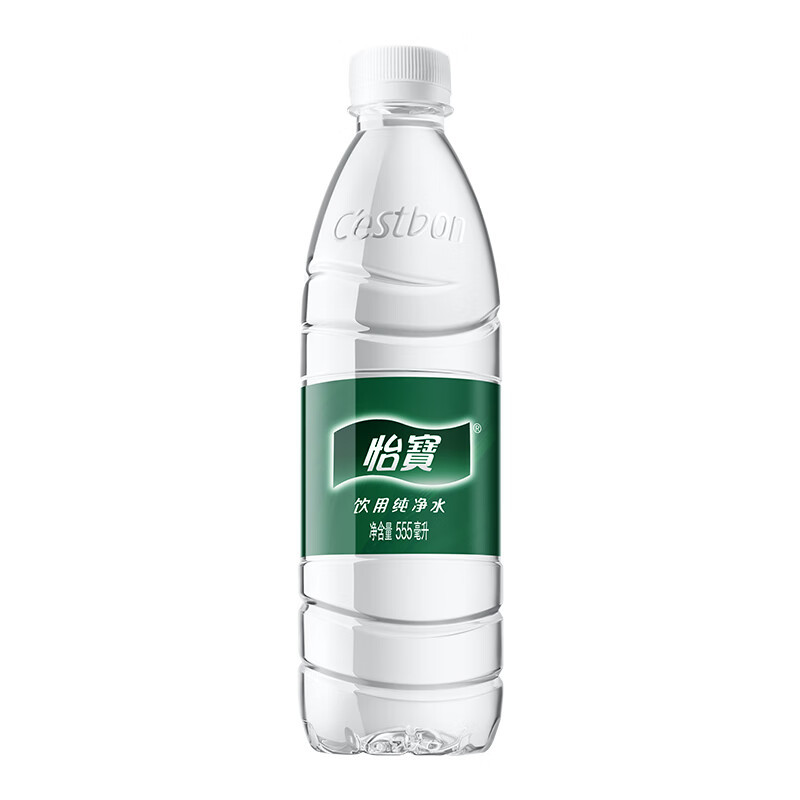 怡宝 饮用水 纯净水555ml*24瓶 /箱