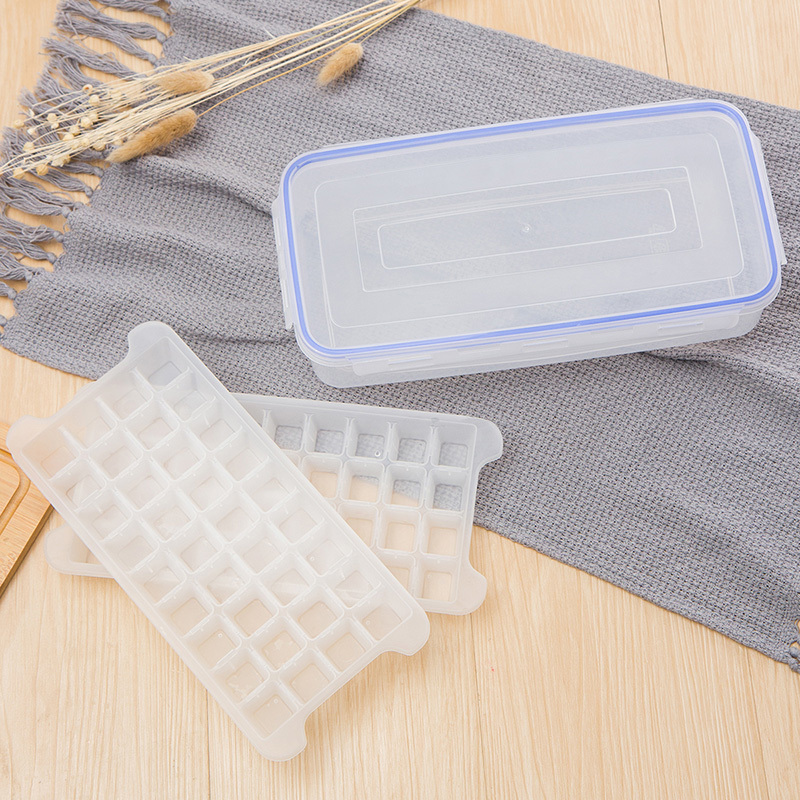 欧润哲 冰粒盒 制冰盒冻冰块模具洋酒冰箱冷饮造冰神器食用冰粒冰格
