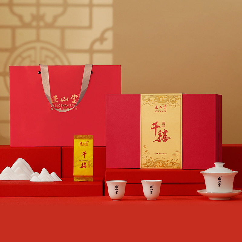 [正山堂]千禧90g/盒 礼盒 红茶 福建武夷山茶叶 味道香醇 回甘高清大图