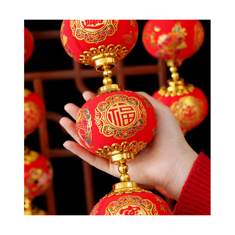 锦瑞星节日装饰连串挂件D90-1/个高清大图