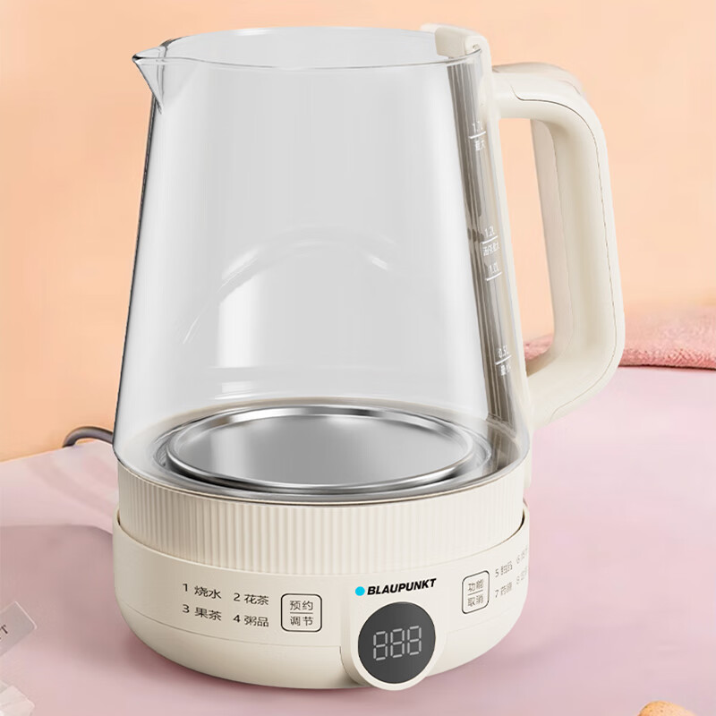 蓝宝(BLAUPUNKT)家用迷你养生壶 办公室煮茶器烧水壶恒温茶壶BP-YS15