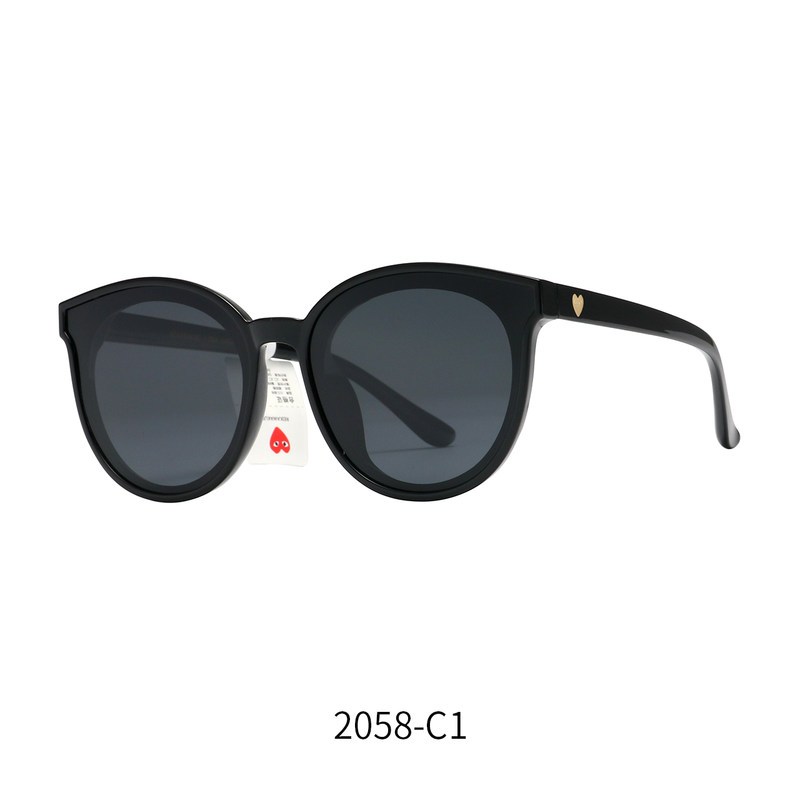 川久保玲网红同款防紫外线眼镜gm墨镜女偏光太阳镜大脸显瘦韩版潮2058