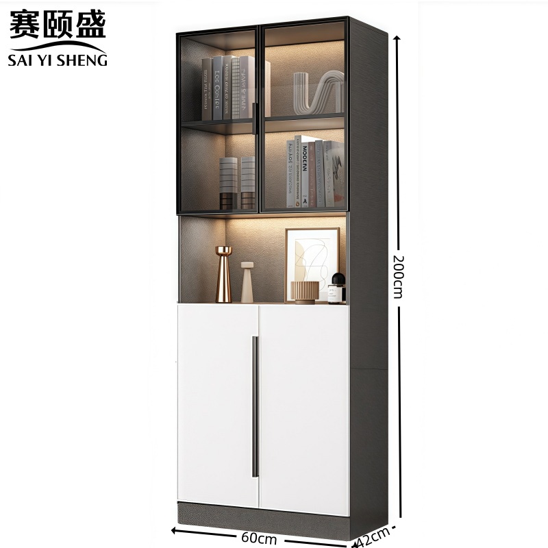 赛颐盛书柜展示柜60*42*200cm台高清大图