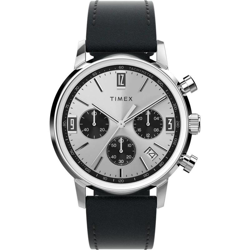 Timex/天美时石英计时腕表墨鱼黑防水米商务休闲百搭欧美腕表