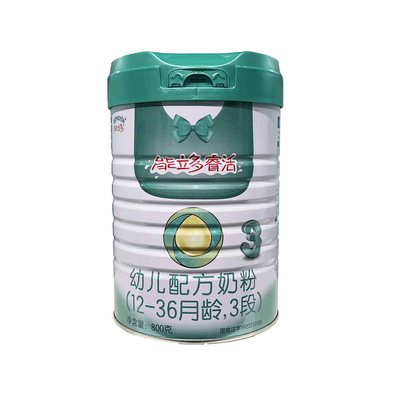[无积分]澳优能立多睿活2段800g*6罐 较大婴儿配方奶粉高清大图