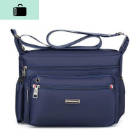 男包牛津布单肩包男斜挎包休闲帆布包男士包包背包大包商务公文包NEWLAKE (蓝色)