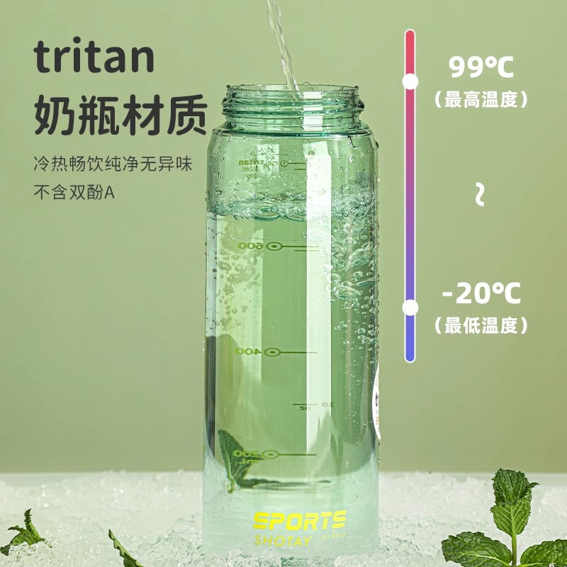 尚泰运动水杯夏天2024新款女tritan杯子外出便携水壶学生耐高温男户外小口饮水杯