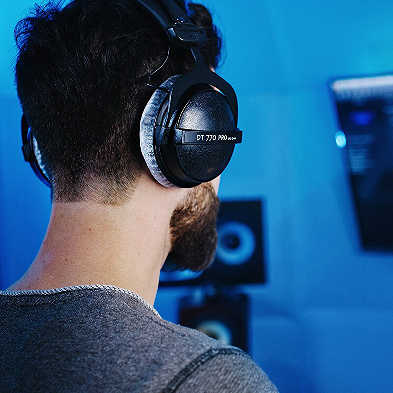 拜亚动力/拜雅 (beyerdynamic) DT770 PRO 头戴式专业录音封闭式监听耳机 250欧低阻版耳机高清大图