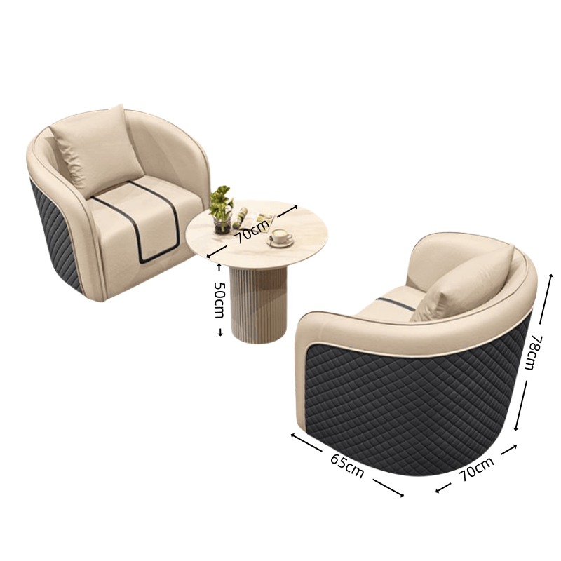 亿洛莱 沙发1+1+茶几 70*65*78㎝ 套高清大图