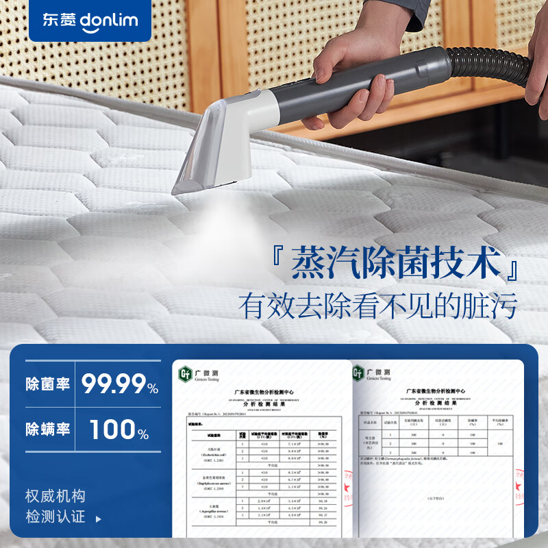 东菱(DonLim)布艺沙发清洗机 高温蒸汽清洁机除螨喷抽吸一体 窗帘床垫清洁机地毯清洁神器DL-6906高清大图