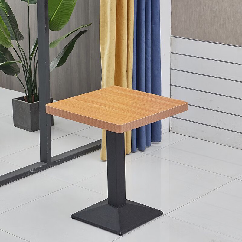 一利 四人位餐桌原木色120cm*60cm*76cm高清大图