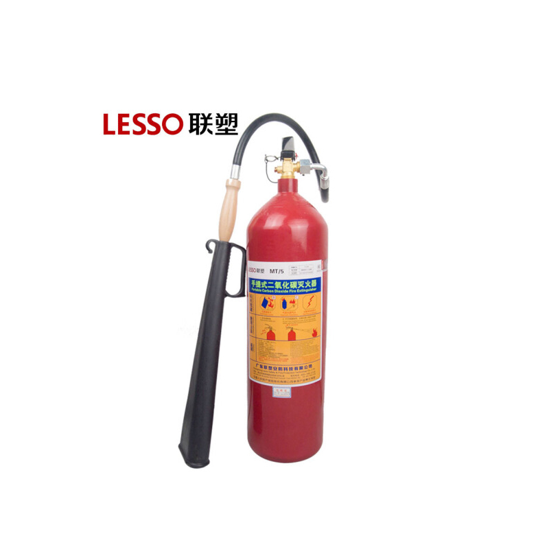 联塑 5kg二氧化碳灭火器手提式5公斤灭火器MT/5灭火器合金钢机房配电房专用干冰灭火器