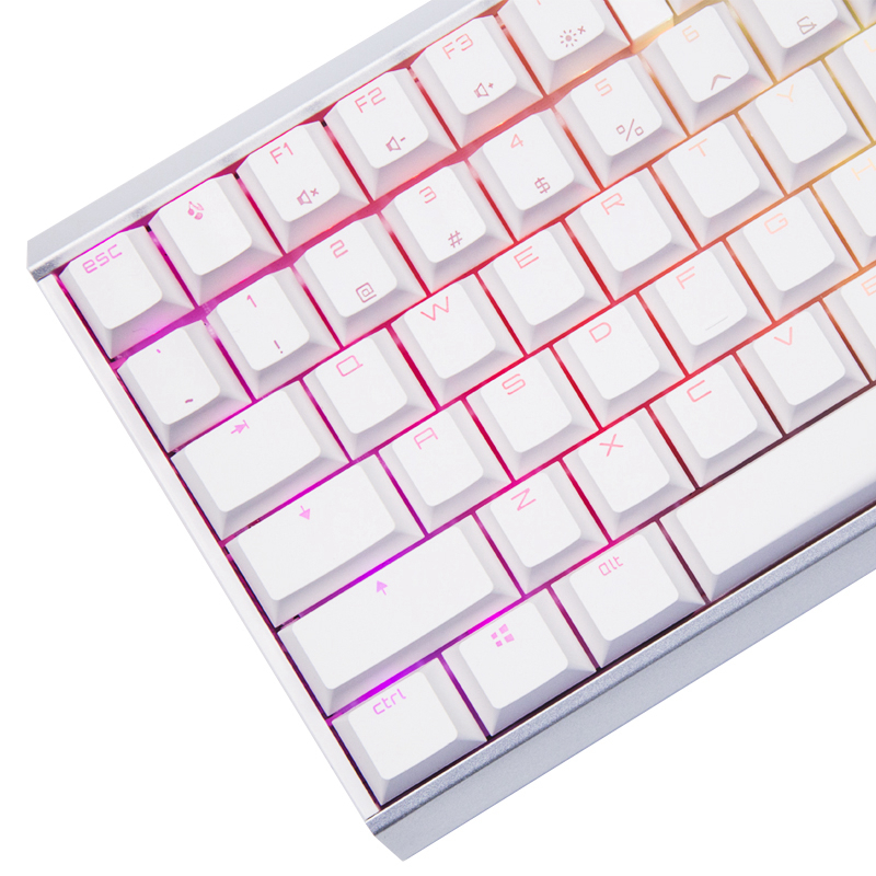 樱桃(Cherry)MX3.0S RGB G80-3874HSAEU-0 机械键盘 全尺寸有线游戏键盘 白色 青轴