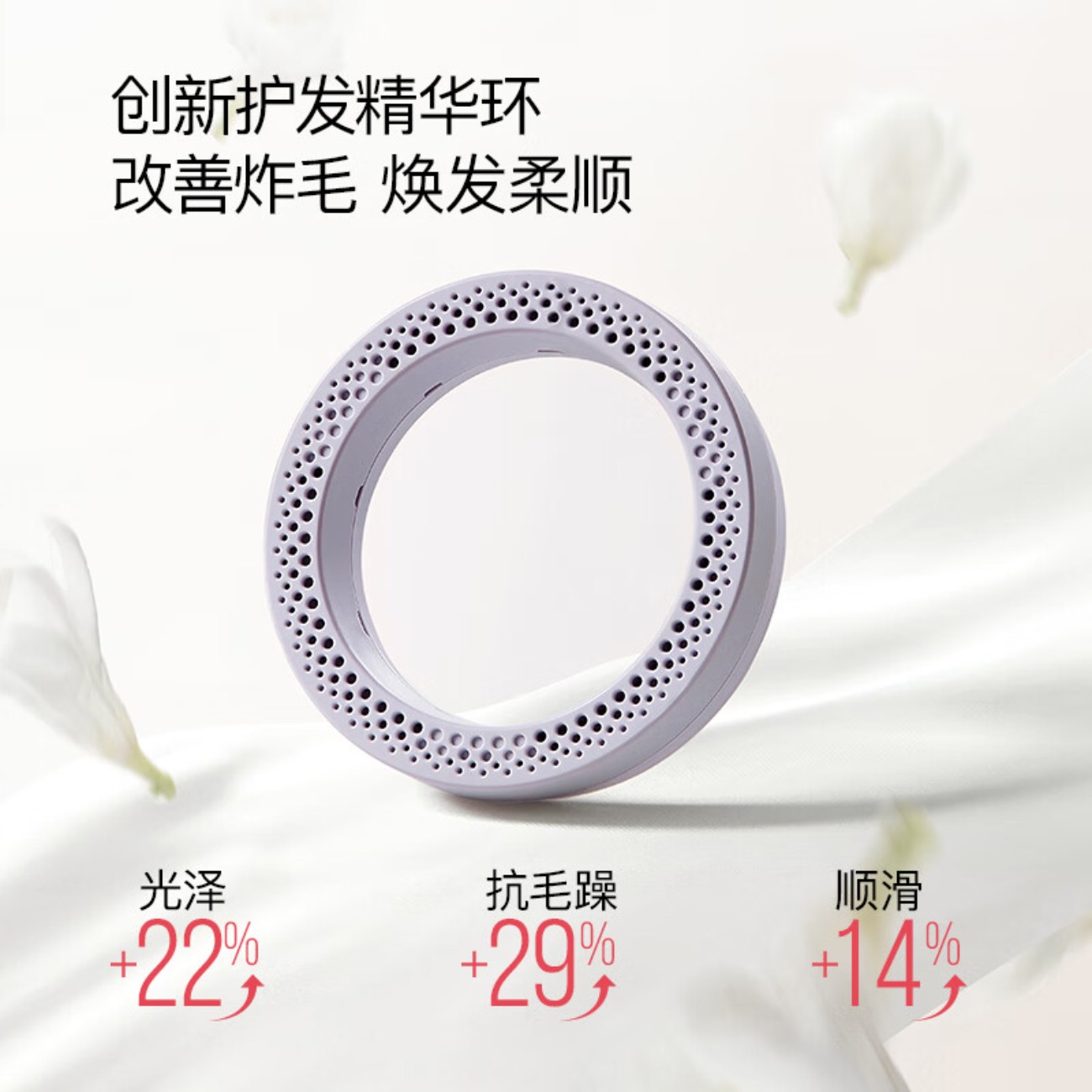 酷鲨COSHARE 酷鲨负离子低噪音护发高速吹风机 HD20栀子白高清大图