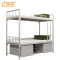 广亿隆上下铺双层铁床带柜子鞋架高低铁架床定制
