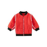 [99元3件]moomoo童装男婴童棉服儿童棉袄时尚新春新款宝宝趣味保