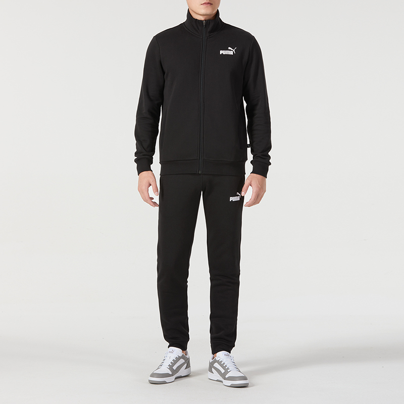 彪马puma两件套男装套装23秋新款运动服时尚立领夹克外套宽松透气休闲