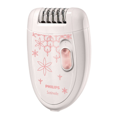 [舒适脱毛]飞利浦(Philips) 插电非充电式脱毛器 干剃型仪器脱毛 四肢腋下比基尼线适用