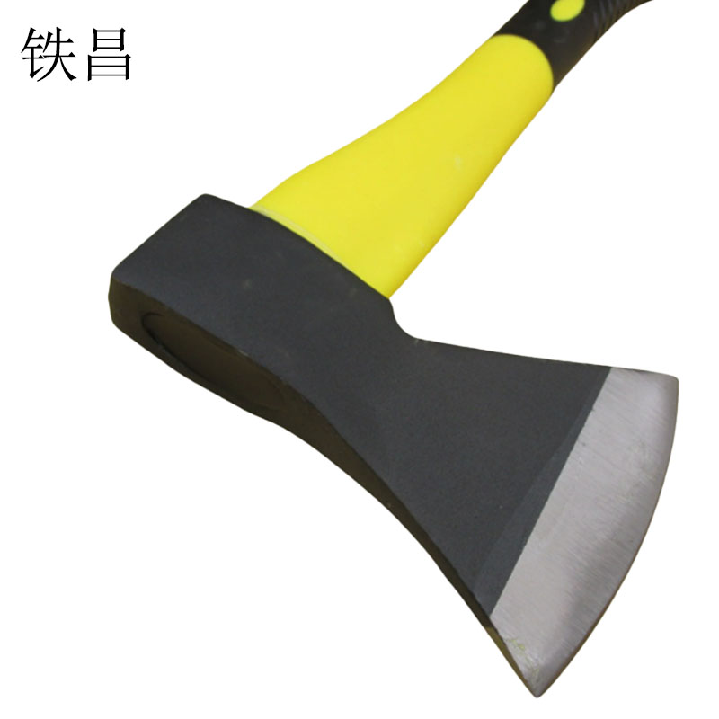 铁昌 斧头斧子木工付手斧短斧 600g 把高清大图