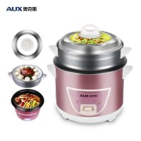 AUX/奥克斯 CFXB50-5M电饭煲不粘电饭锅正品家用1-3-5-6-8人老式蒸煮一键多用大容量机械式电饭锅 5L