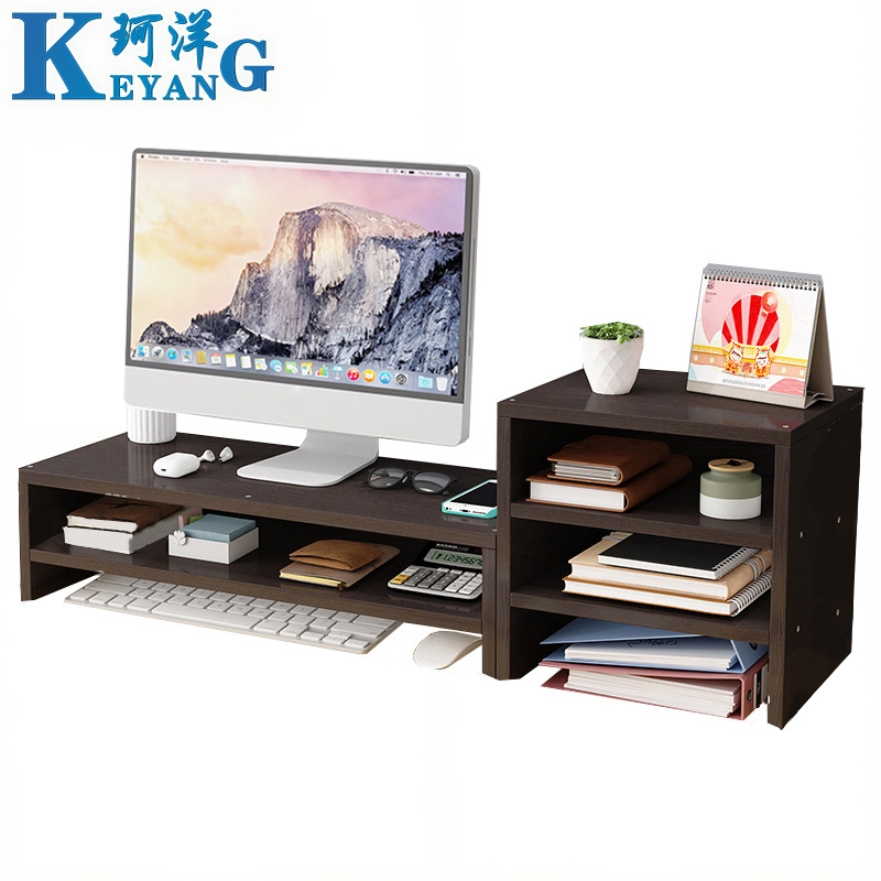 珂洋 显示器增高架 双层+三层(黑胡桃) 个高清大图