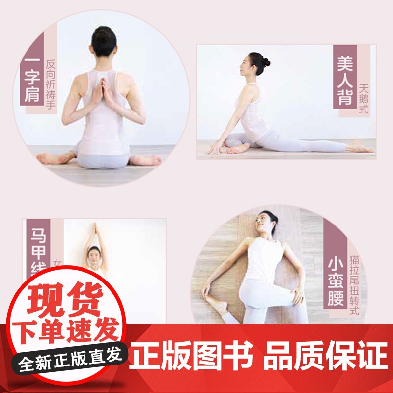 [套2册]生活.阴瑜伽从平衡之身到平和之心身+DK阴瑜伽瑜伽书籍教材书瑜伽教练培训教材普拉提训练全书初学者瑜伽书高清大图