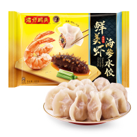 湾仔码头鲜美虾海参水饺400g