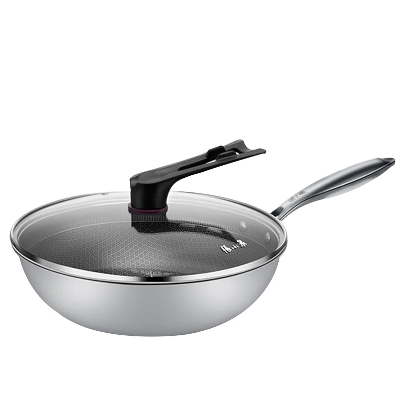 张小泉炒锅30cm美观高档超耐磨蜂窝不粘锅C31800100