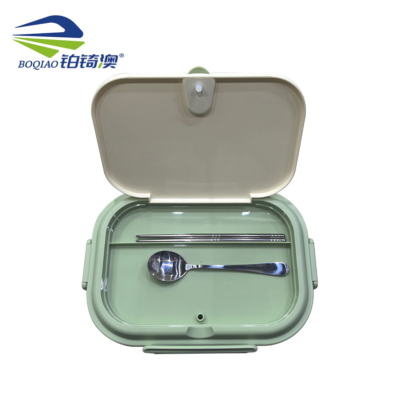 铂锜澳304保温饭盒（颜色随机）/27.5*23*8.5cm/个高清大图
