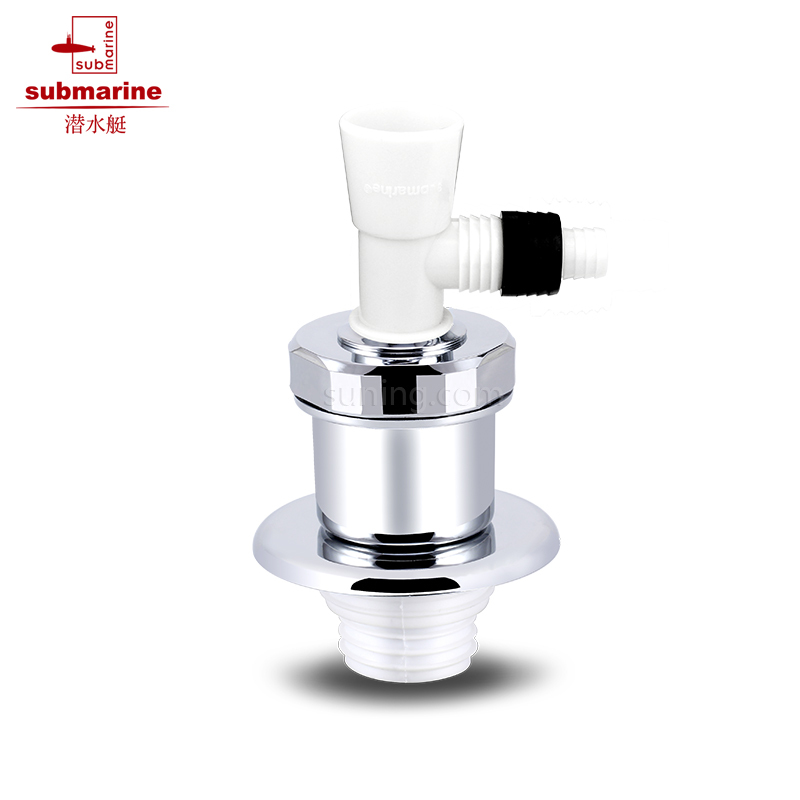 潜水艇洗衣机面盆排水管转接头密封塞防返水 防臭防虫40-50管道一插即用防臭式 XSW-8系列三通高清大图