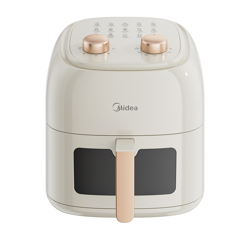 美的(Midea)KZE5385TQ 空气炸锅家用 可视窗新款免翻面金属内腔高清大图