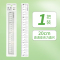 晨光(M&G)文具20cm波浪边学生直尺 加厚网格尺子 高透亚克力可视大数字刻度 考试测量学习办公ARL960DP