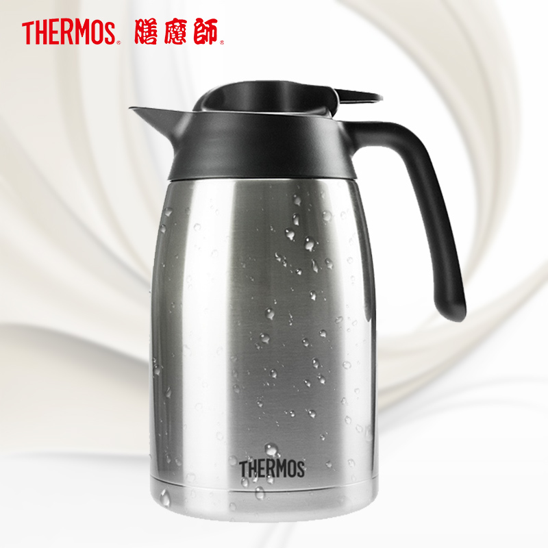 膳魔师,膳魔師(THERMOS)保温壶THV-1500 不锈钢色 送礼用家用1.1L-1.5L/办公杯/304不锈钢