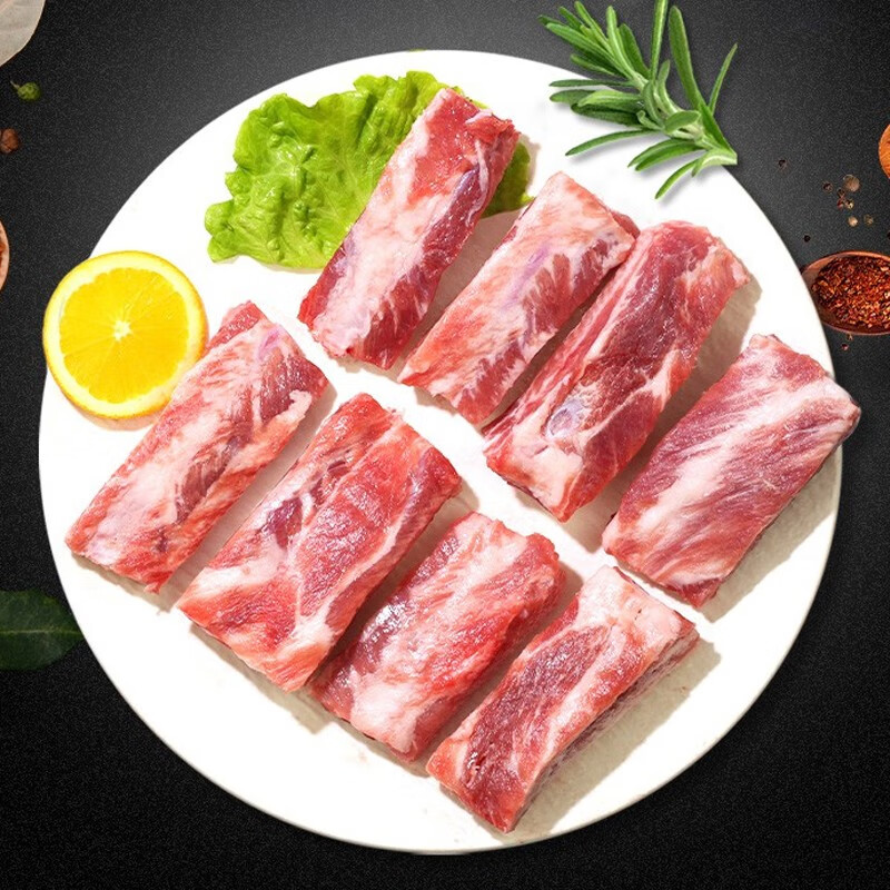 暖心驿站 土猪肉礼盒小里脊前排肉猪蹄精肋排 D款 3900g高清大图