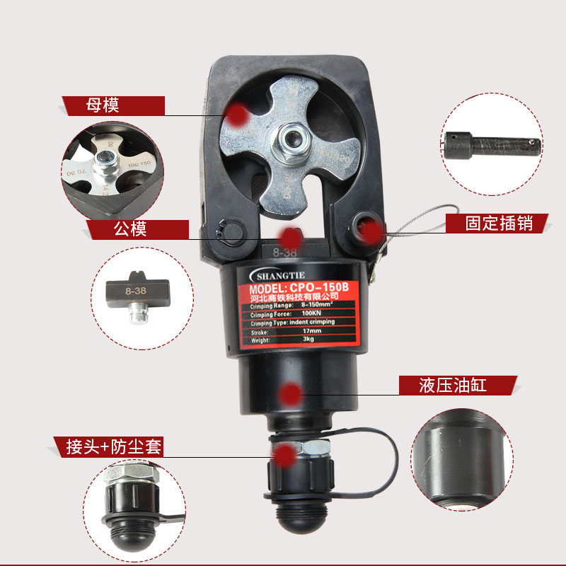 SHANGTIE 点式分体液压钳 CPO-150B/台高清大图
