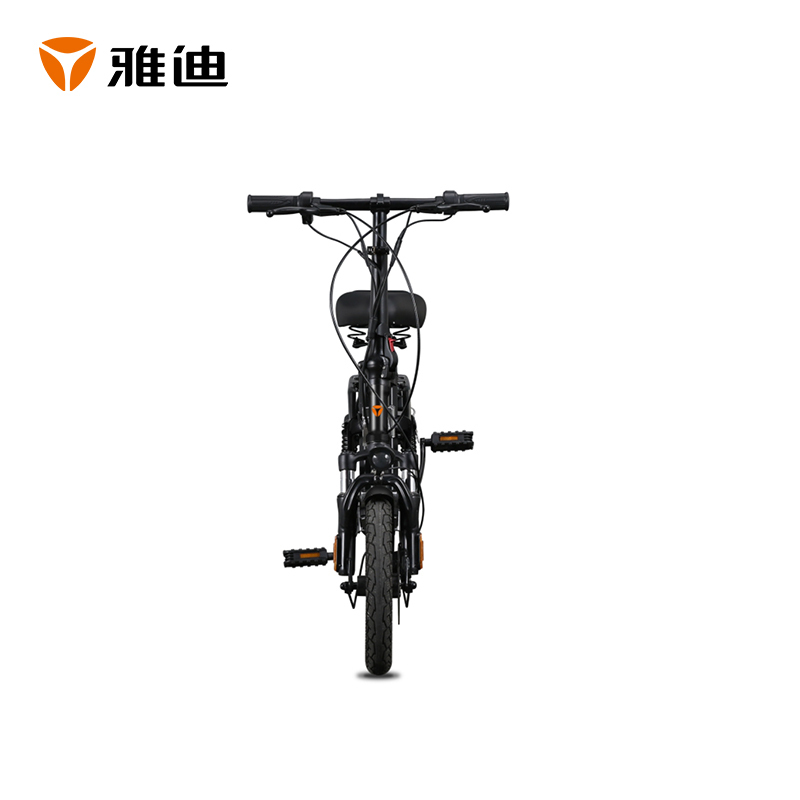 雅迪(yadea)F4折叠电动自行车锂电成人男女超轻小型便携迷你助力代驾长跑48V电瓶车 48V20AH锂电[银色]