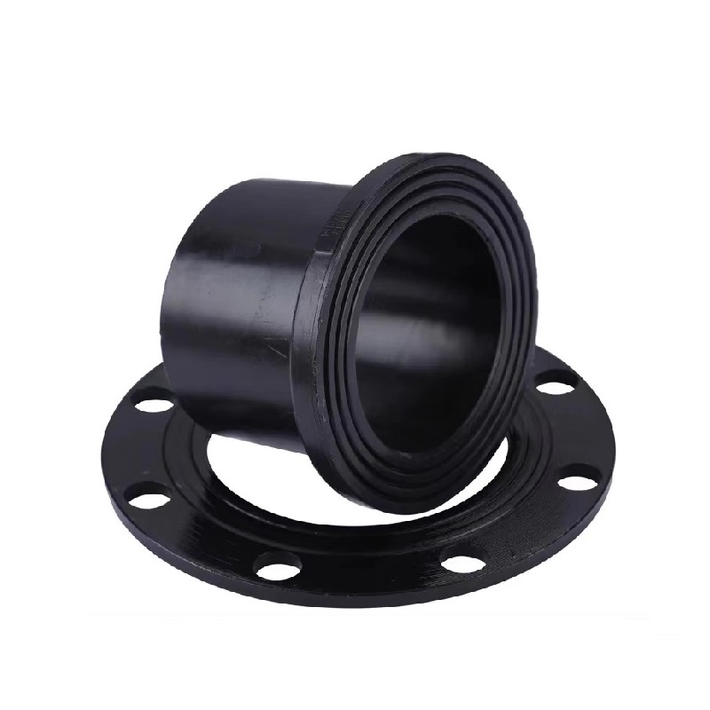 伟鹏双兴 PE热熔法兰 PE200对接式法兰根+铁盘 套高清大图