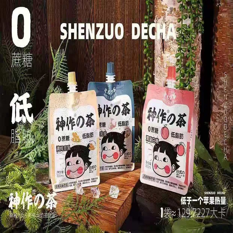 栖乔神作の茶甜白桃300ML