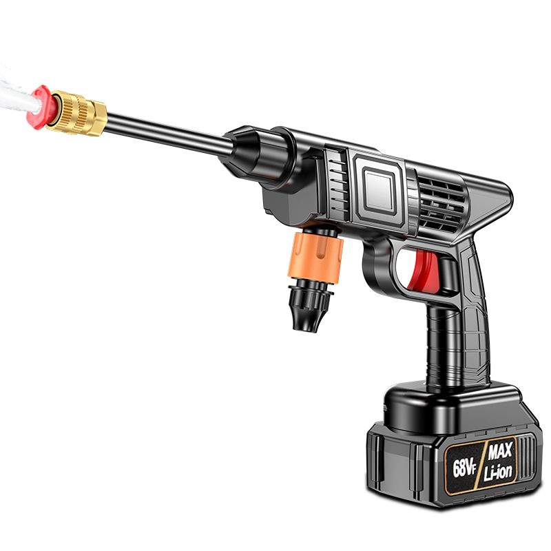 高压水枪无线洗车机家用锂电池增压电动水抢自己刷车