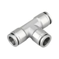 中锦科技 不锈钢气管快接三通接管口径4mm 个