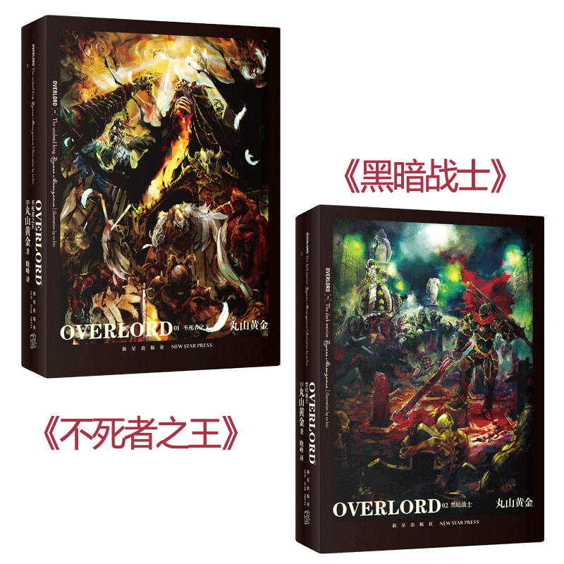 [正版] OVERLORD123 overlord不死者之王系列小说全6册 Bb站番剧骨傲天传说奇幻冒险网游简体中高清大图