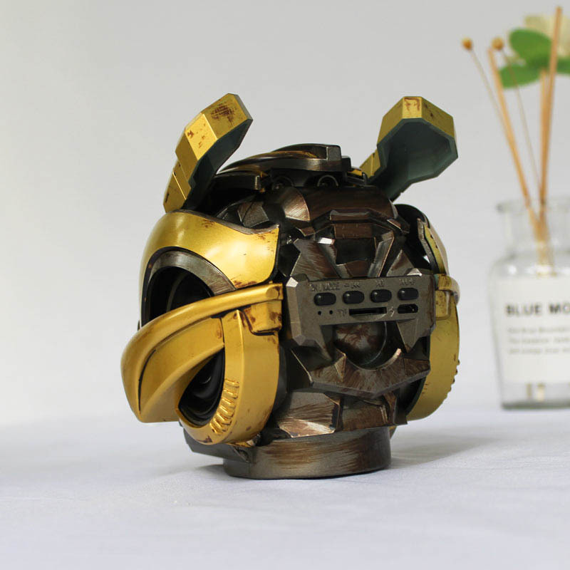 品博工作室创意钢铁侠大黄蜂蓝牙音响小型迷你无线插卡低音炮音箱