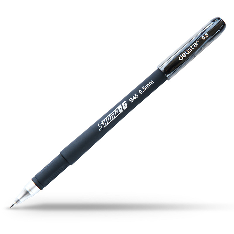 得力 S45 签字笔中性笔水笔 0.5mm 12支/盒