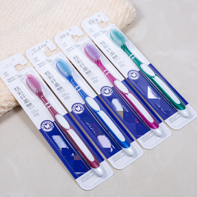 牙刷软毛牙刷软毛细毛超细一支装10支成人款家用家庭装大头批发 参数