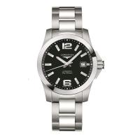 【美国直邮】LONGINES浪琴 瑞士正品康卡斯钢机械表男表L3.676.4.58.6
