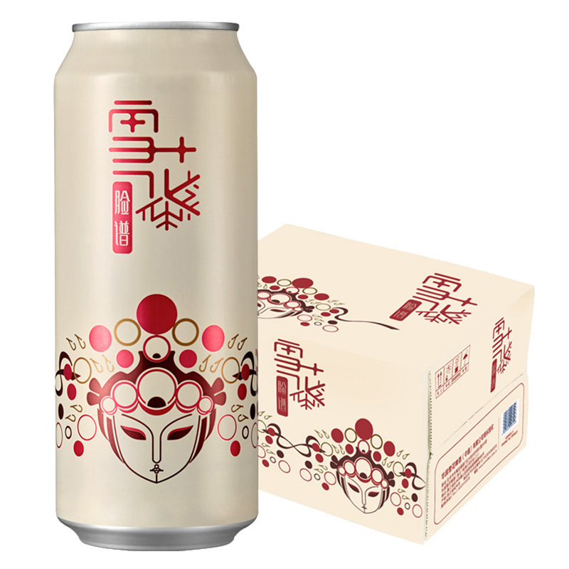 雪花啤酒(Snowbeer)脸谱花旦(概念系列)500ml*12听 整箱装