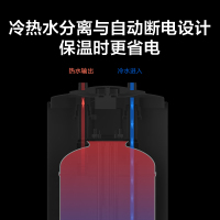 云米(VIOMI) 6.6升小厨宝DFC01 搪瓷内胆 便捷旋钮调温 1500W 上出水储水式即热电热水器热水宝