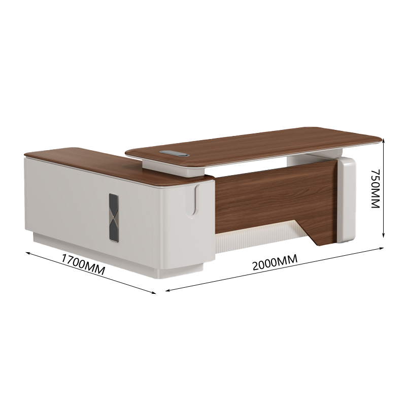 中豫鑫泽 ZYXZ5022075 简约现代老板办公桌大班台主管桌经理桌 2.0米高清大图