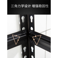 永格置物架收纳货架轮子烤箱厨房黑色带多层围栏储物落地微波炉