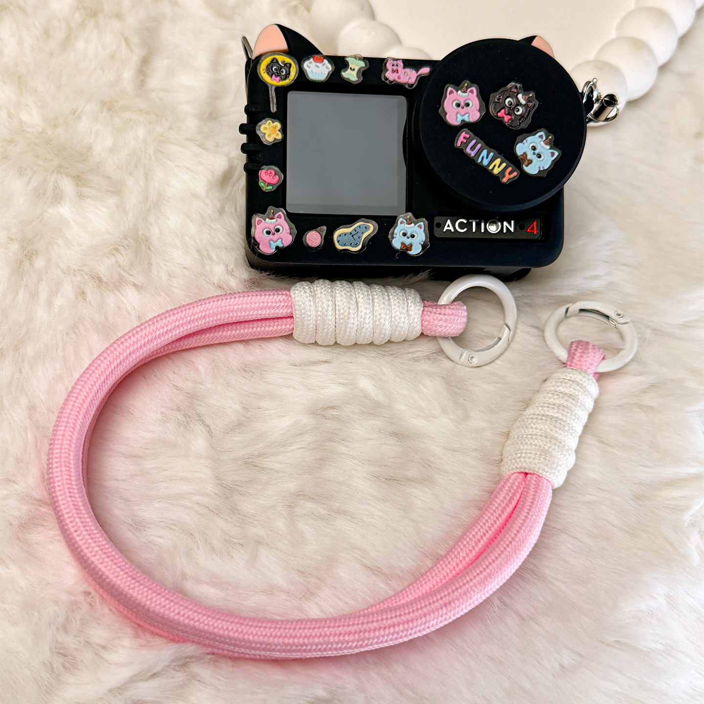 适用小天才电话手表表带Z10/Z9可爱挂脖Z11新款Z8Z7S保护套3139B高清大图